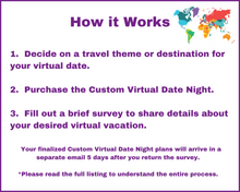 Load image into Gallery viewer, Custom Virtual Date Night