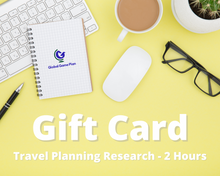 Load image into Gallery viewer, Travel Planning Research Gift Card - 2 Hours (Digital)