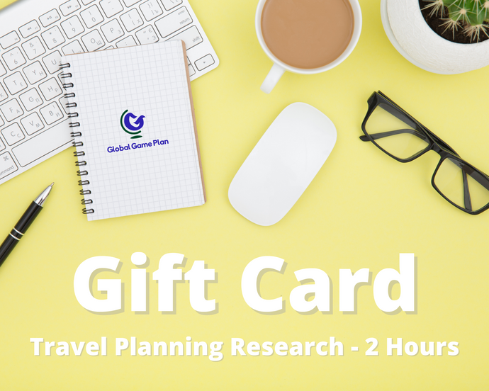 Travel Planning Research Gift Card - 2 Hours (Digital)